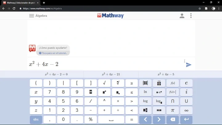 Mathway. Pour tricher en maths ou, mieux, pour comprendre ou on s'est trompé.